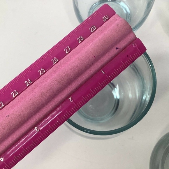 VINTAGE Roly Poly Libbey Tempo Juice Wine Glass Tumbler Aqua Blue Set Of 7 ‘70’s - Picture 7 of 8